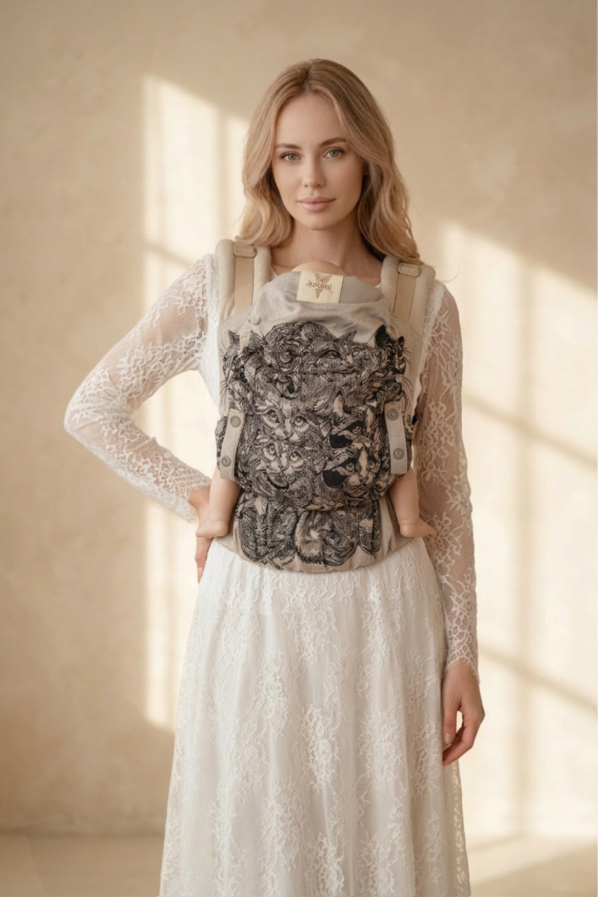 Переноска для ребенка Перевернуть котов