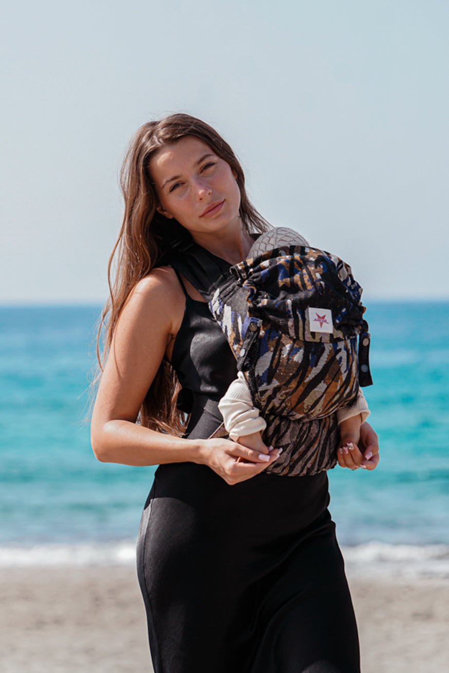 Переноска для ребенка Флип Junglefari Яркое золото - KOKADI