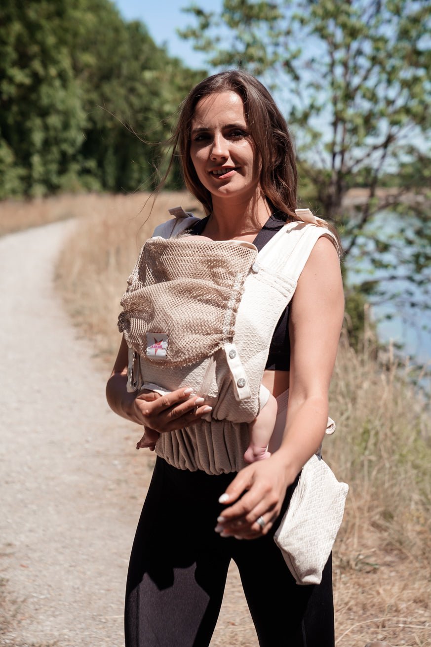 Переноска для ребенка Крем Flip Performance Air Heart2Heart - KOKADI