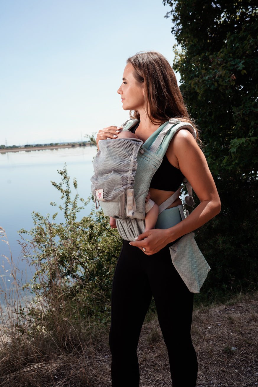 Переноска для ребенка Флип Performance Air Heart2Heart Mint — KOKADI