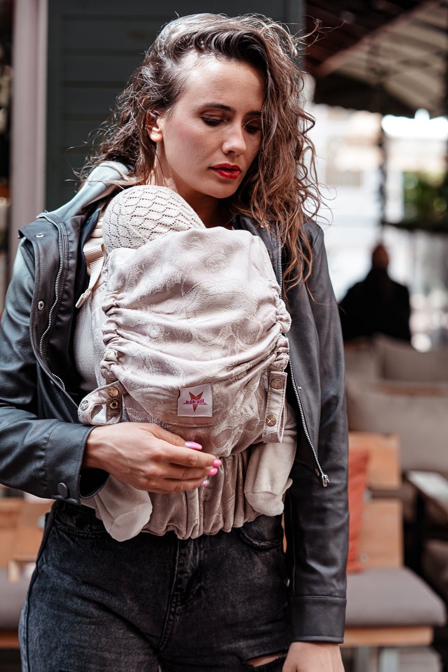 Переноска для ребенка Переверните шелковистые черепа - KOKADI