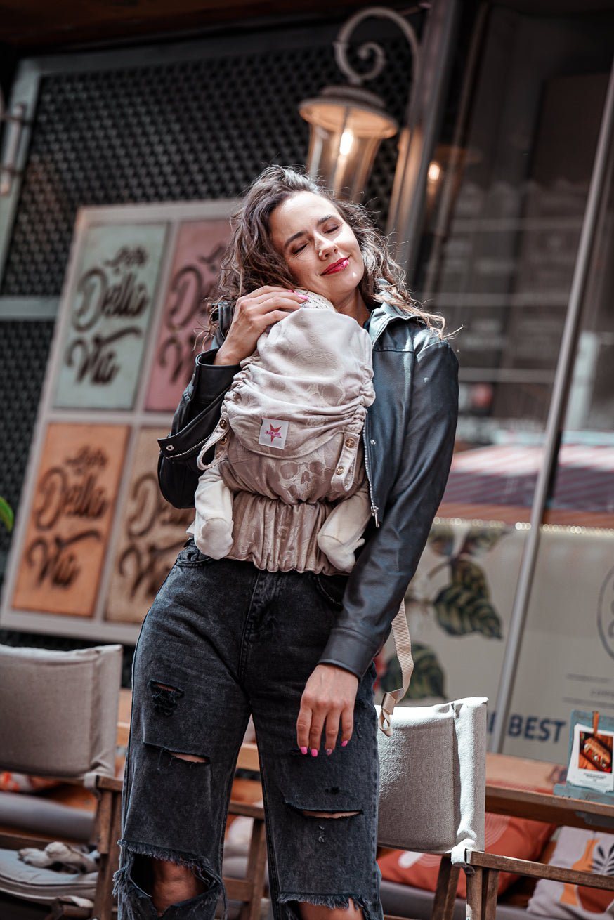 Переноска для ребенка Переверните шелковистые черепа - KOKADI