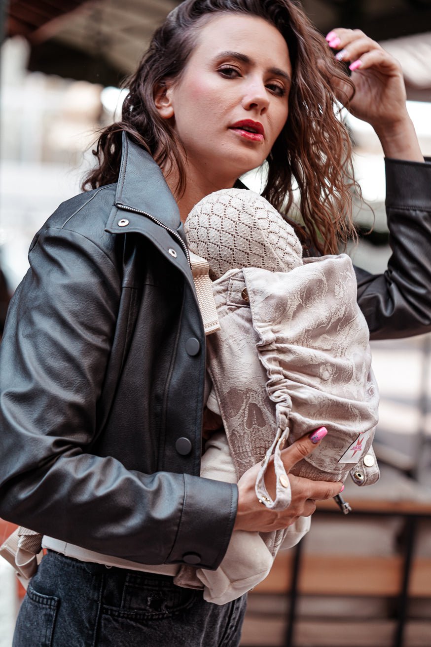 Переноска для ребенка Переверните шелковистые черепа - KOKADI