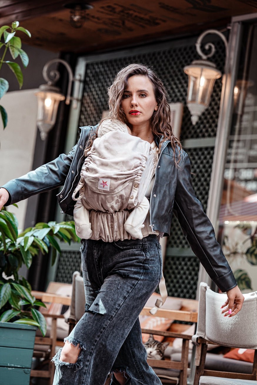 Переноска для ребенка Переверните шелковистые черепа - KOKADI