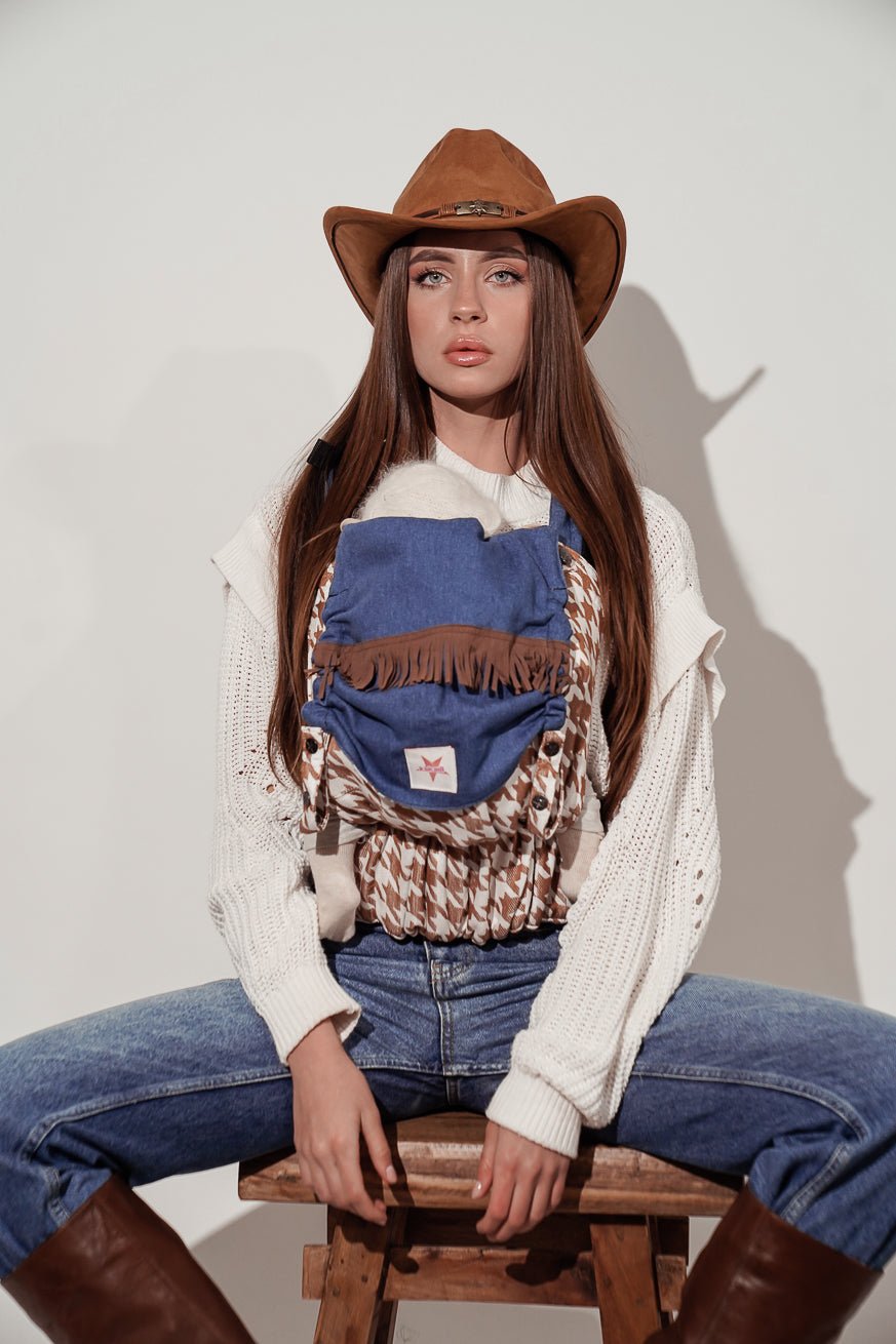 Переноска для ребенка Онбу Дикий Запад Маккиато - KOKADI