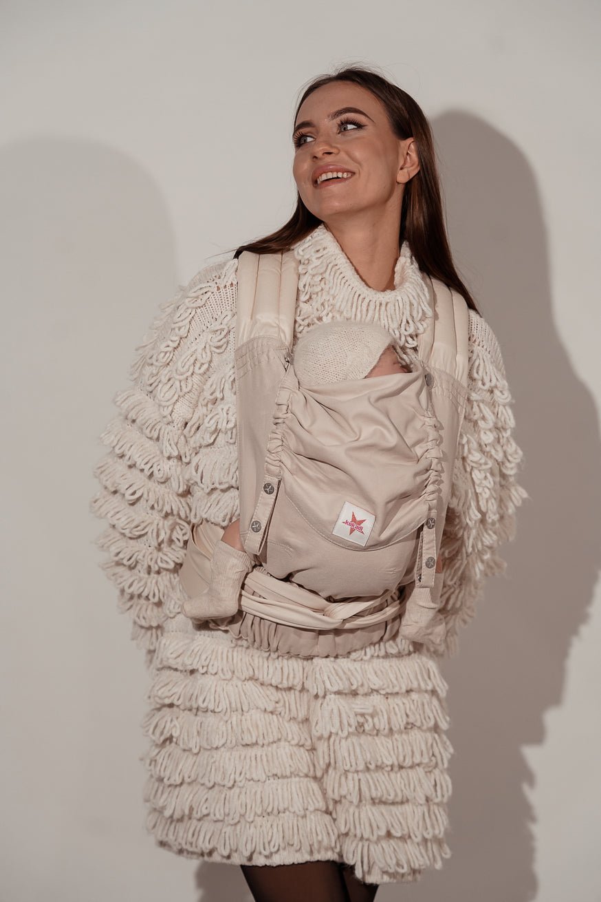 Переноска для ребенка ТайТай Просто Крем - KOKADI