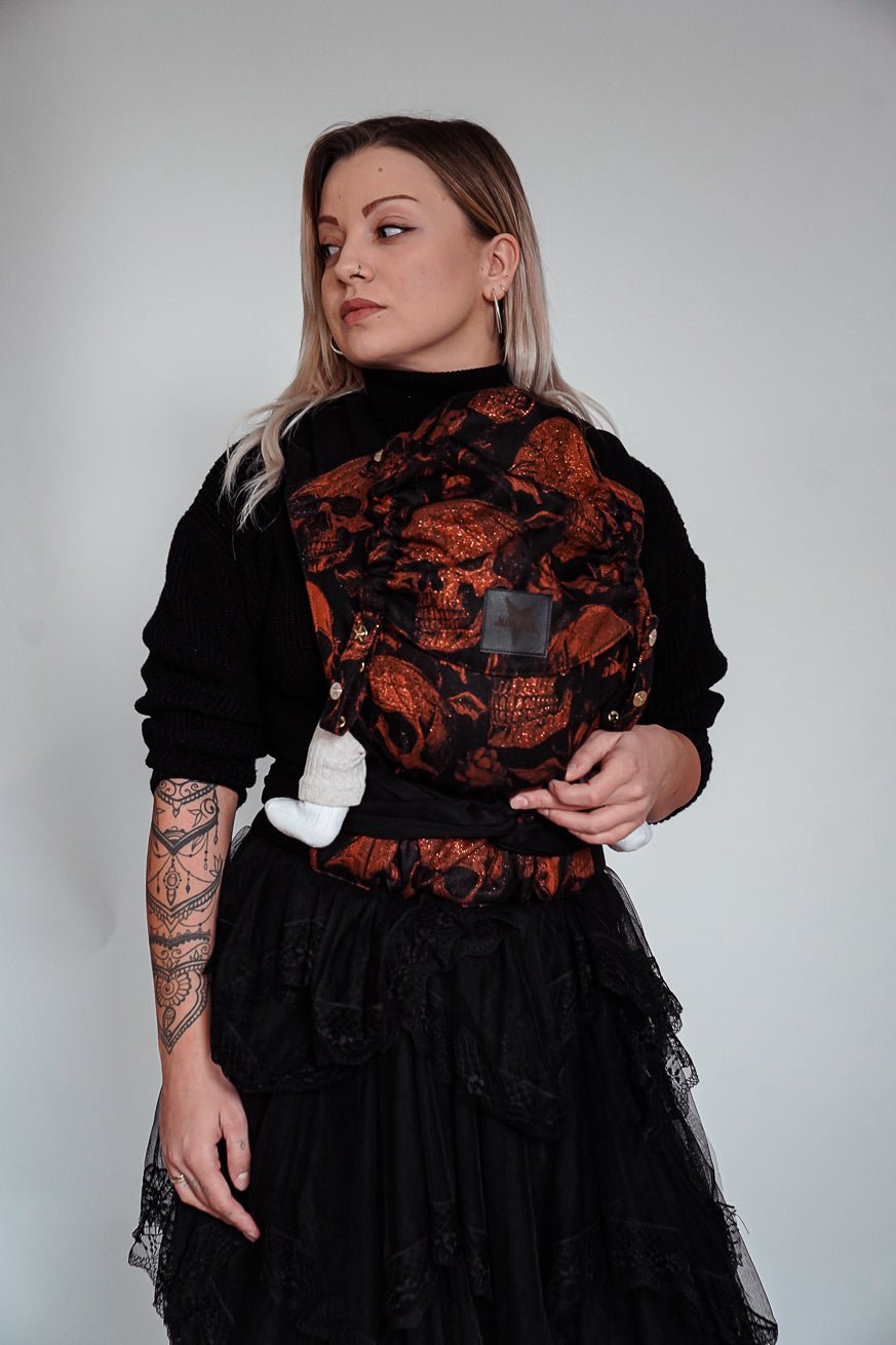 Переноска для ребенка ТайТай Черепа x Флориан - KOKADI