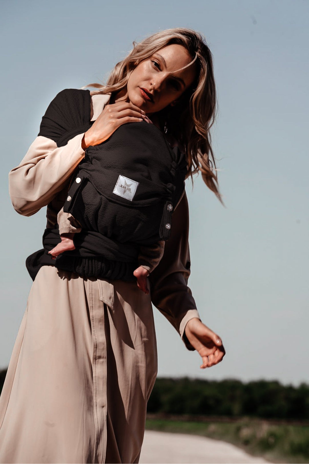 Переноска для ребенка WrapStar Heart2Heart Черная красавица - KOKADI