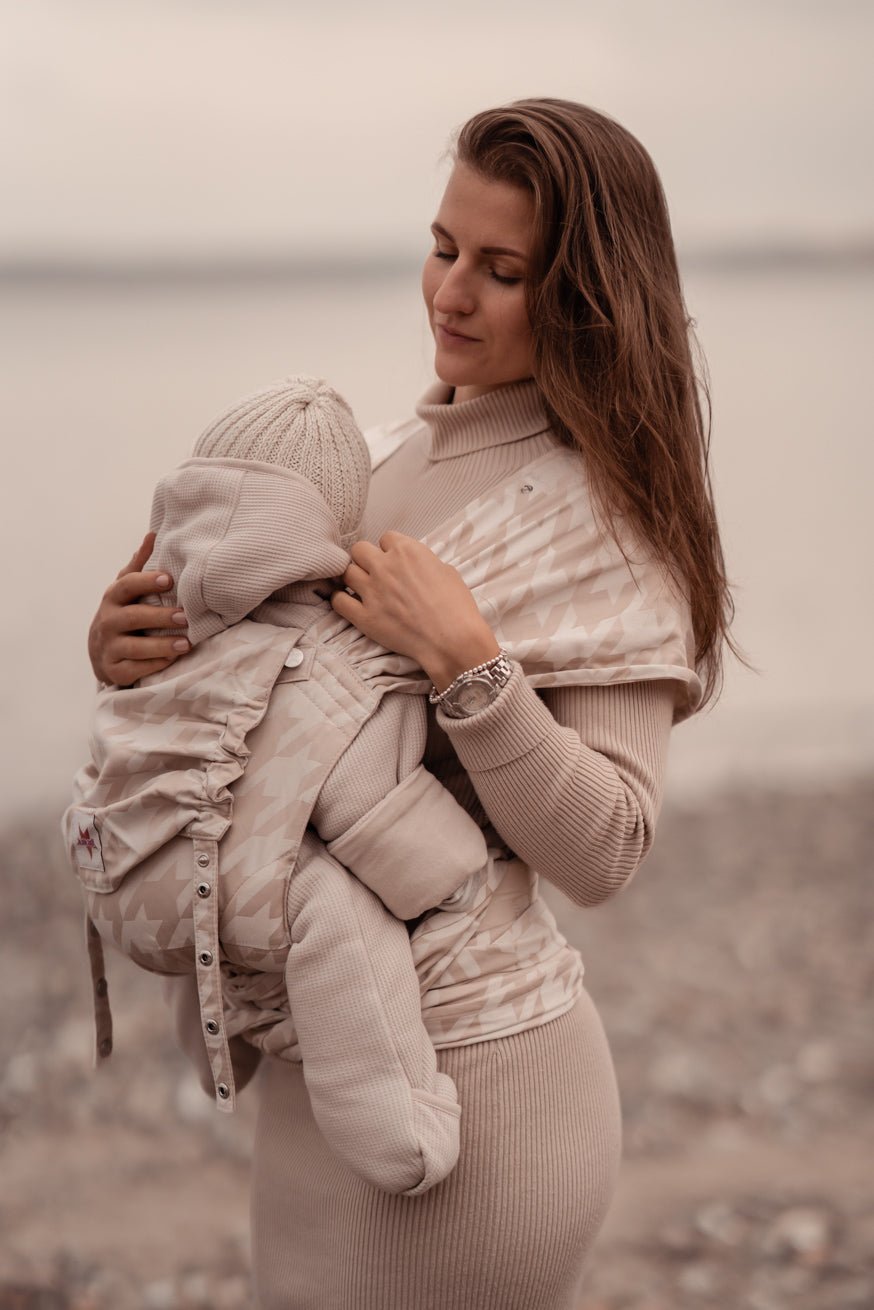 Переноска для ребенка WrapStar Гусиная лапка Кампиано - KOKADI