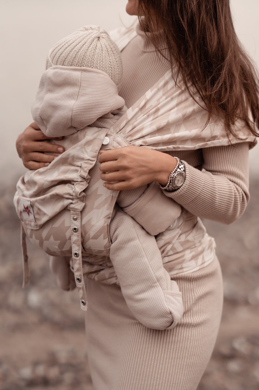 Переноска для ребенка WrapStar Гусиная лапка Кампиано - KOKADI