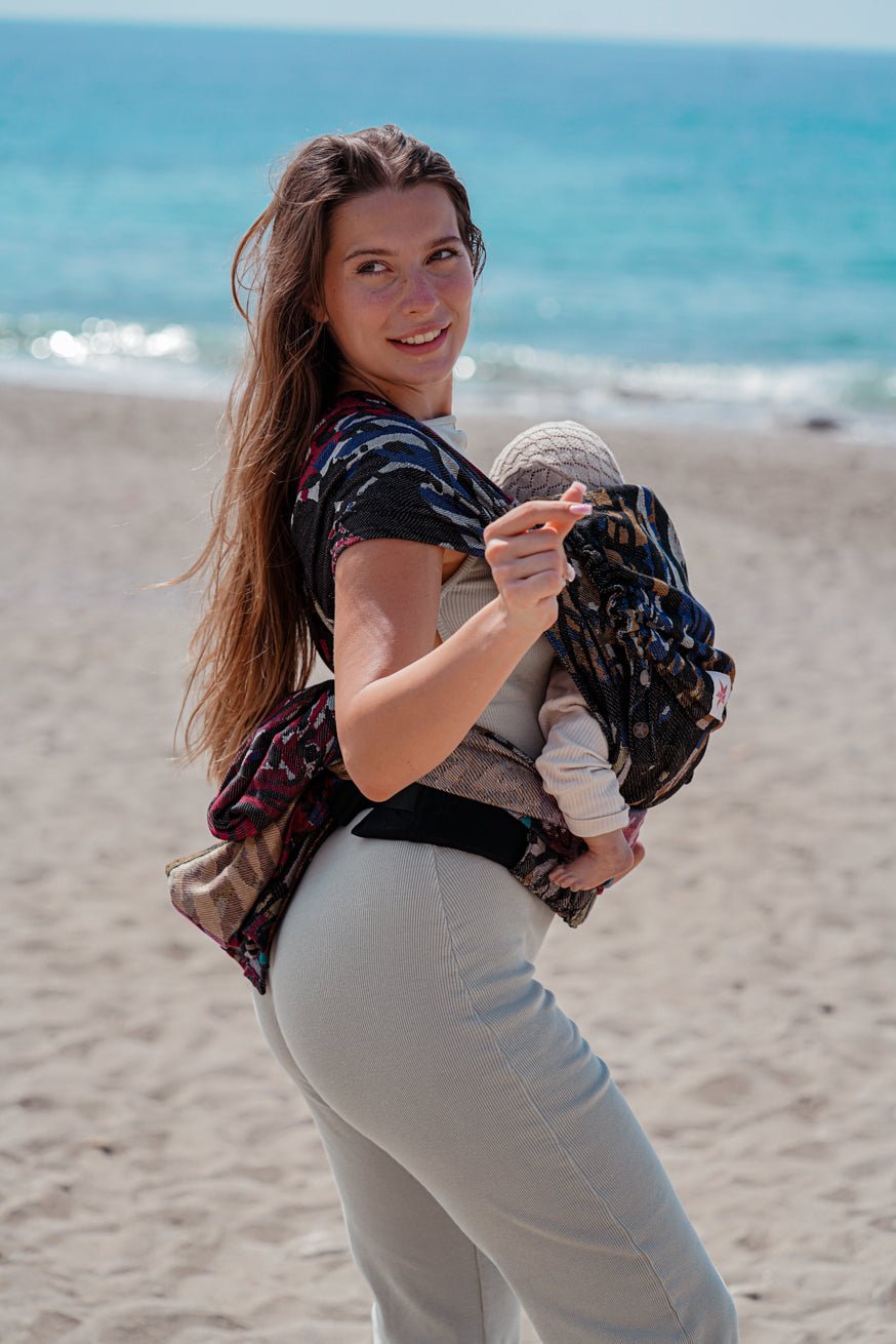 Переноска для ребенка WrapStar Junglefari Яркое золото - KOKADI