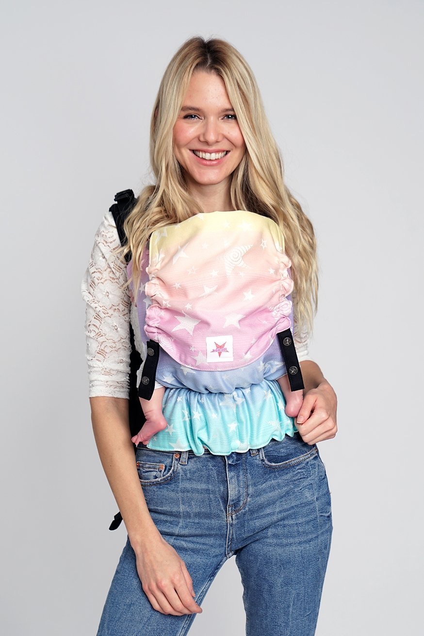 KOKADI Переноска для ребенка Флип Мари со звездами и блестками