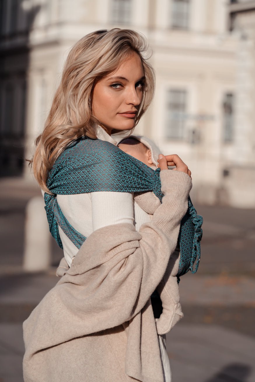 Переноска для ребенка ОберткаStar Heart2Heart Lagoon - KOKADI