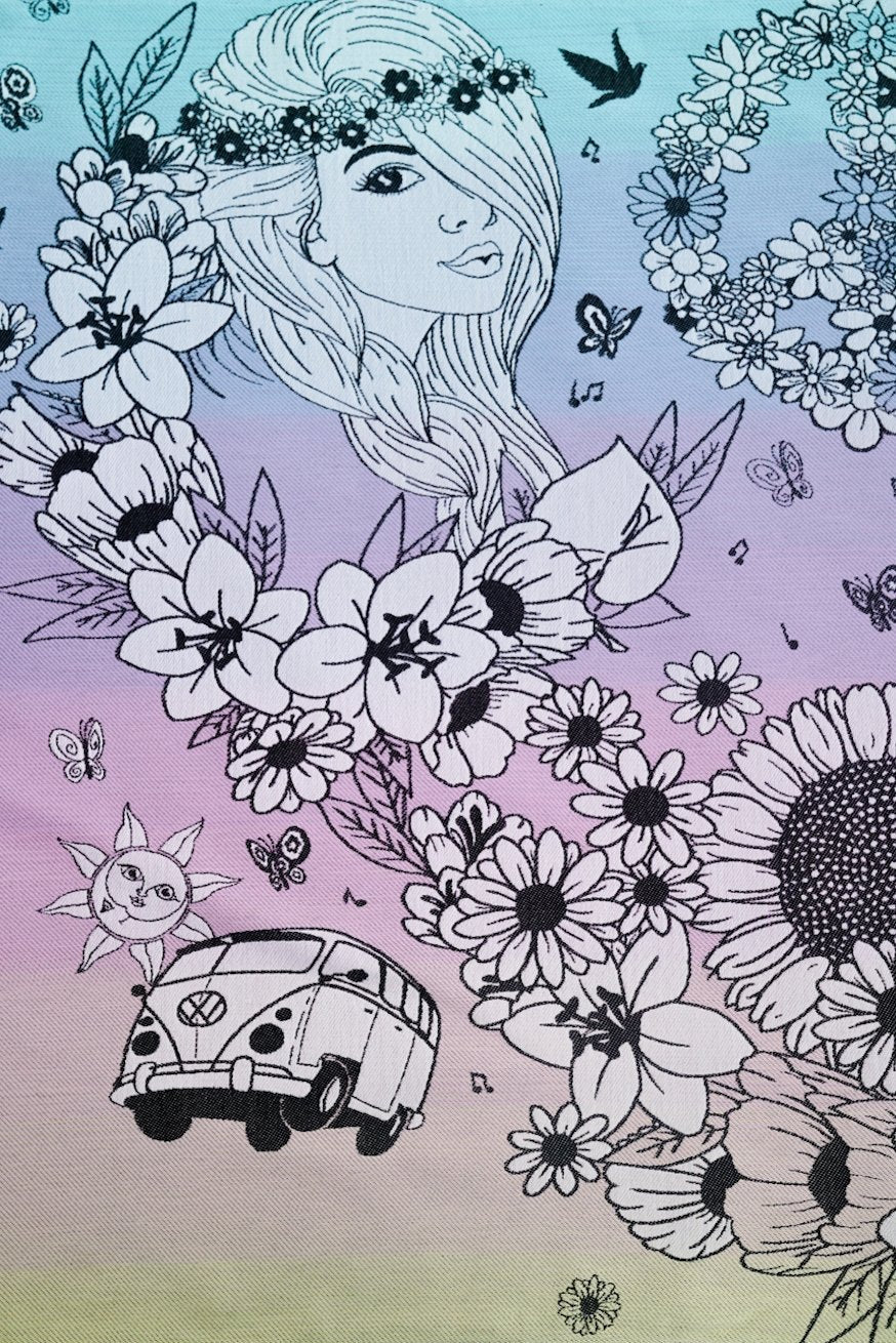 KOKADI Переноска для ребенка WrapStar Хиппи Мари