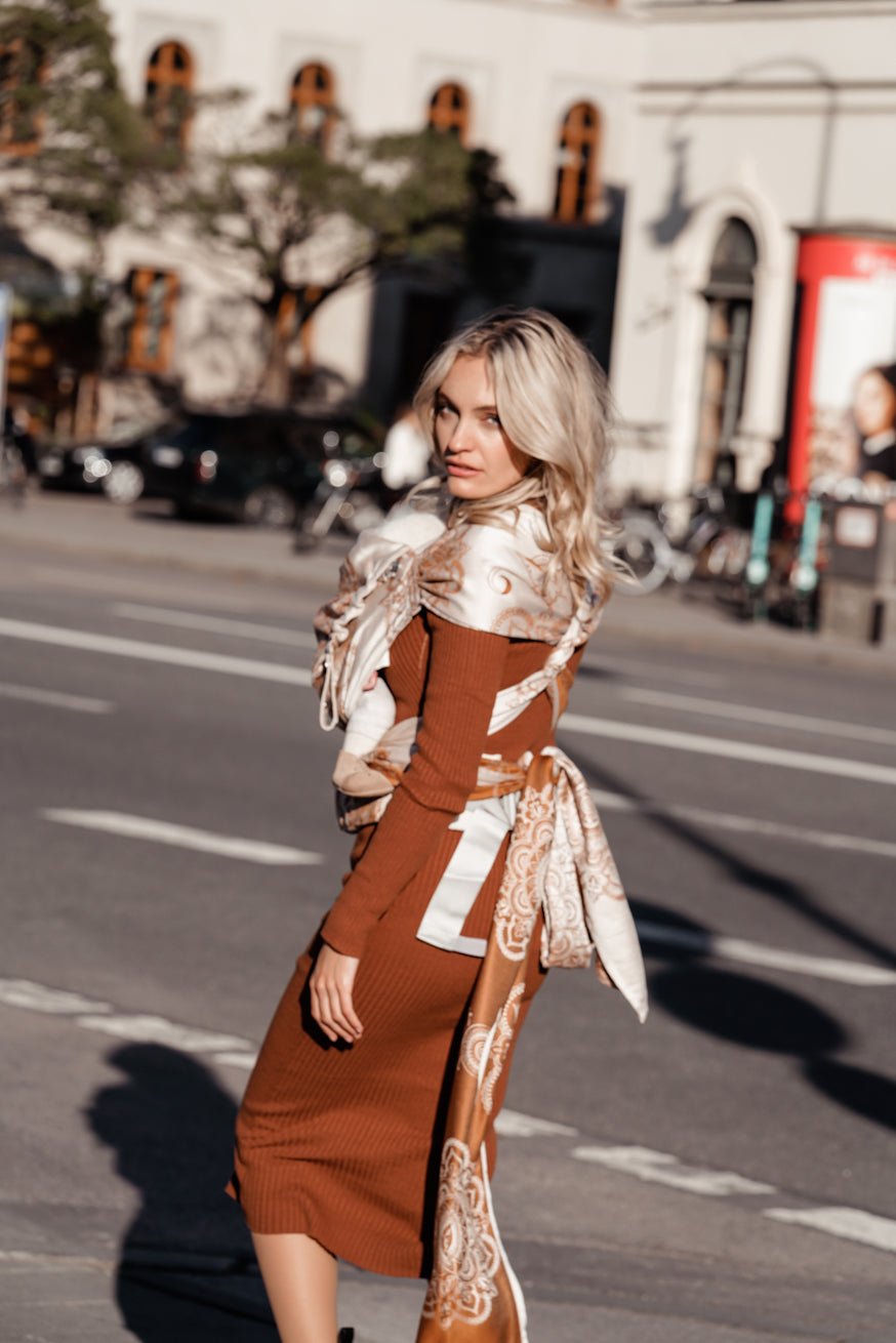 Переноска для ребенка WrapStar Мандала Латте Маккиато - KOKADI