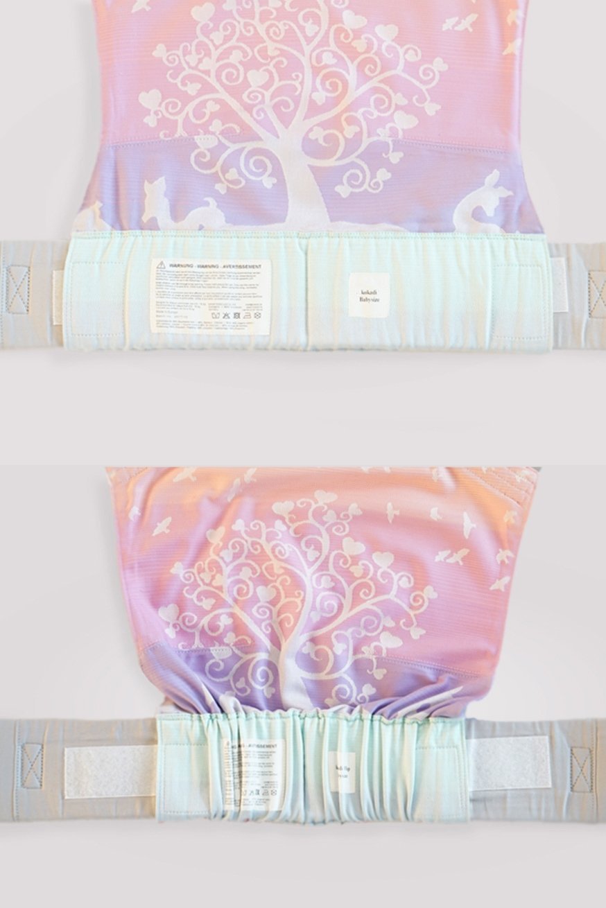 KOKADI Переноска для ребенка WrapStar Мари в стране чудес ❤ бирюзовый SilverLine