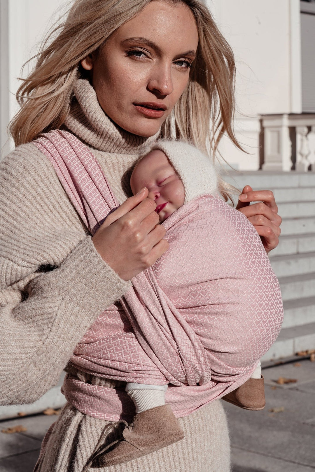 детский слинг Heart2Heart Розовое - KOKADI