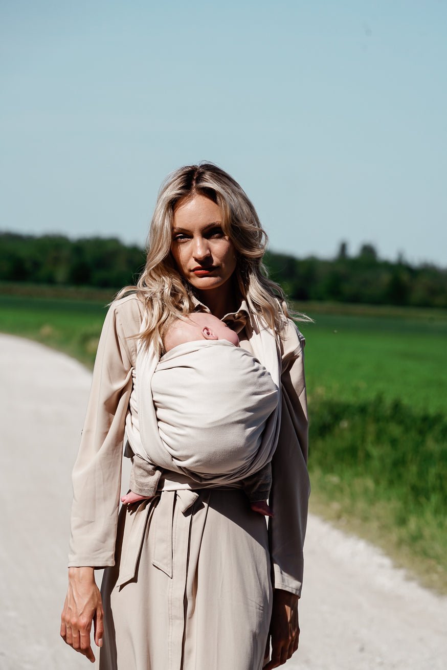 KOKADI детский слинг просто крем